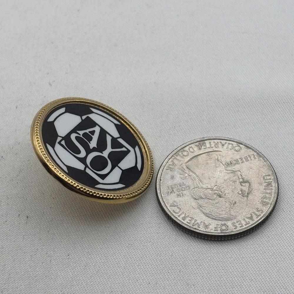 AYSO American Youth Soccer League Founded 1964 Lapel Hat Pin